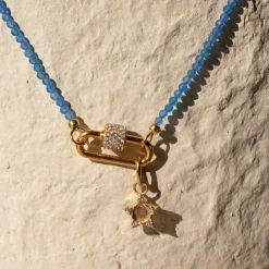 LOVE WESTERN STAR CHARM - CUBIC ZIRCONIA