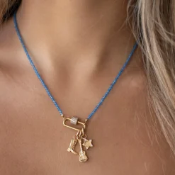 LOVE WESTERN STAR CHARM - CUBIC ZIRCONIA