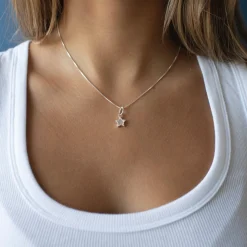 LOVE WESTERN STAR CHARM - CUBIC ZIRCONIA