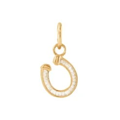 LOYAL CRYSTAL HORSESHOE CHARM