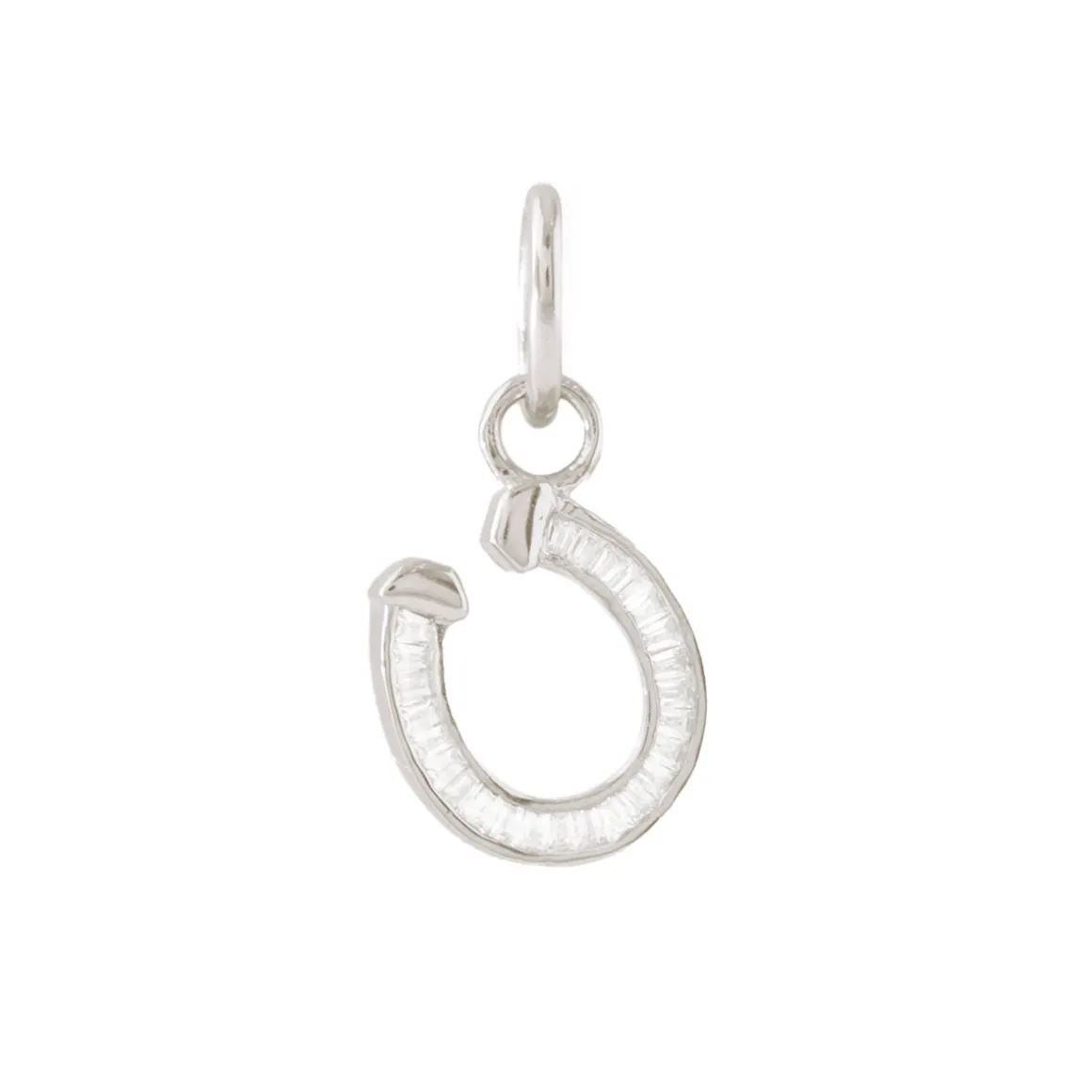 LOYAL CRYSTAL HORSESHOE CHARM