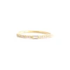 LOYAL PRISM STACKING RING - WHITE TOPAZ & GOLD