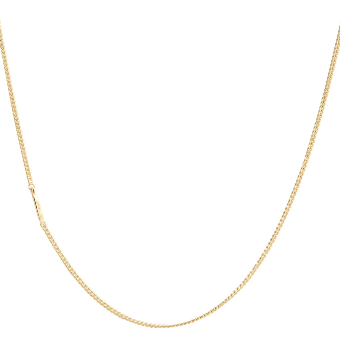 NOTABLE OFFSET INITIAL NECKLACE - I