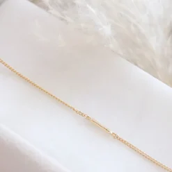 NOTABLE OFFSET INITIAL NECKLACE - I