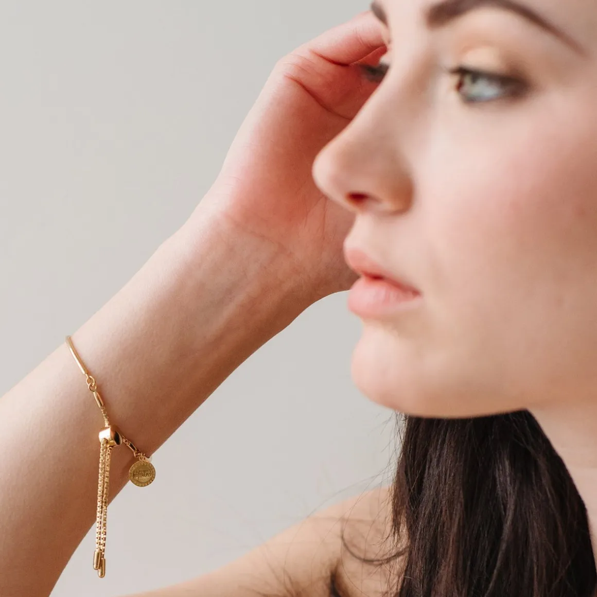 POISE ADJUSTABLE BRACELET - GOLD