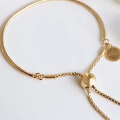 POISE ADJUSTABLE BRACELET - GOLD