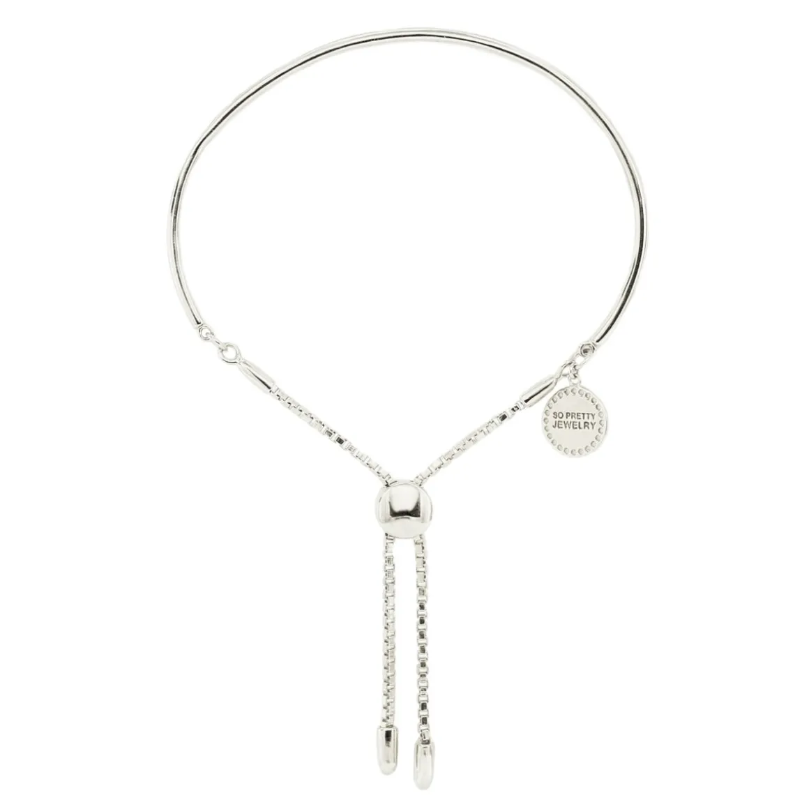 POISE ADJUSTABLE BRACELET - SILVER