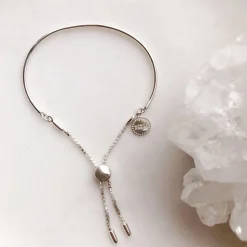 POISE ADJUSTABLE BRACELET - SILVER