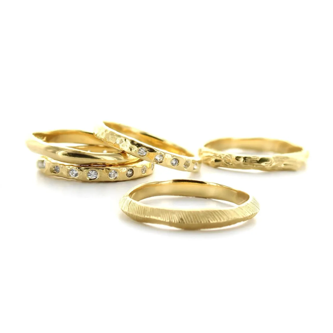 POISE STACKING RING & PENDANT GOLD