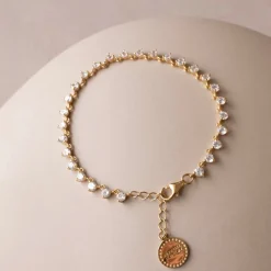 SCATTERED LOVE TENNIS BRACELET - CUBIC ZIRCONIA