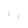 TINY POISE BAR STUDS - SILVER