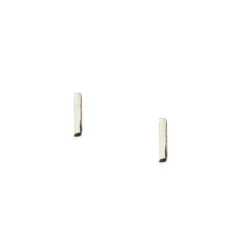 TINY POISE BAR STUDS - SILVER