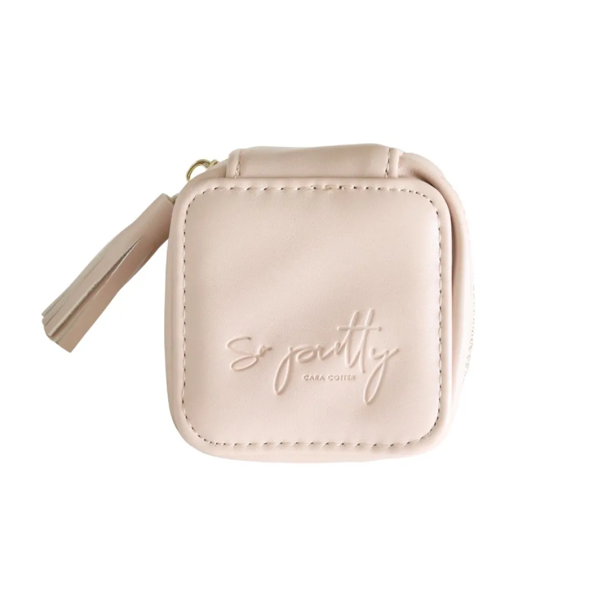 WANDERLUST DAILY JEWELRY BAG - BLUSH PINK