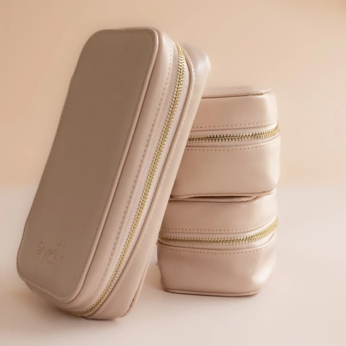 WANDERLUST DAILY JEWELRY BAG - BLUSH PINK